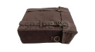 For Royal Enfield Goan Classic 350 Military Pannier Bags Coffee Brown and Mounting - SPAREZO For Royal Enfield Goan Classic 350 Military Pannier Bags Coffee Brown and Mounting - SPAREZO